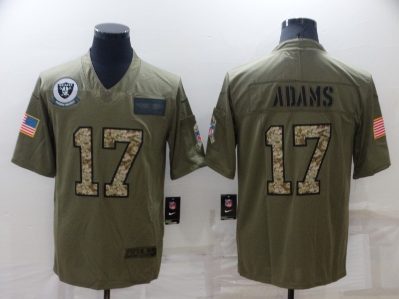 Men's Las Vegas Raiders Davante Adams #17 Brown Jersey